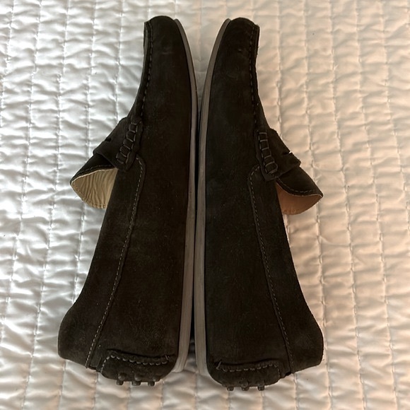 Jack Erwin Brown Suede Driving Mocs, Men’s size 10 - Picture 3 of 8